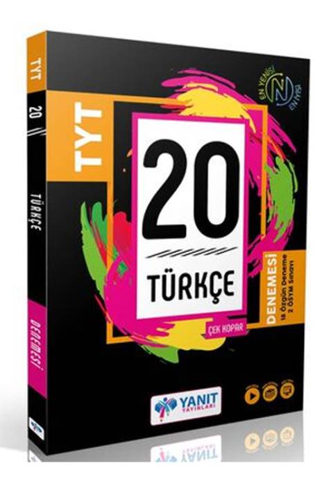 Yanıt TYT Çözümlü 20 Türkçe Branş Denemesi Yanıt Yayınları