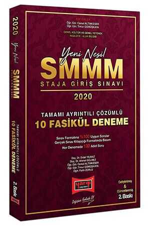 Yargı SMMM Staja Giriş Sınavı Tamamı Ayrıntılı Çözümlü 10 Fasikül Deneme Yargı Yayınları