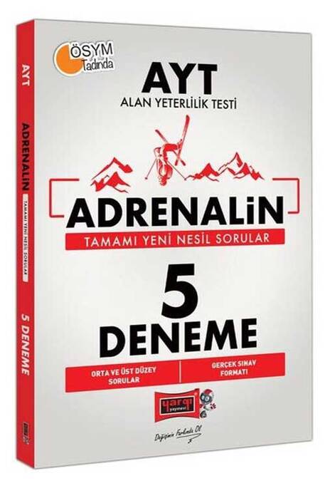 Yargı 2021 AYT Adrenalin 5 Deneme Sınavı Yargı Yayınları
