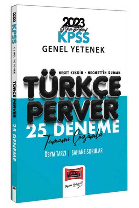 2023 KPSS Türkçeperver Tamamı Çözümlü 25 Deneme Yargı Yayınları