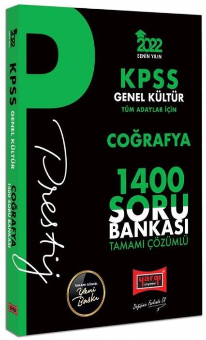 Yargı 2022 KPSS Coğrafya Prestij 1400 Soru Bankası Çözümlü Yargı Yayınları