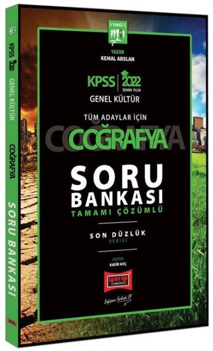 Yargı 2022 KPSS Coğrafya Son Düzlük Soru Bankası Çözümlü - Kemal Arslan Yargı Yayınları