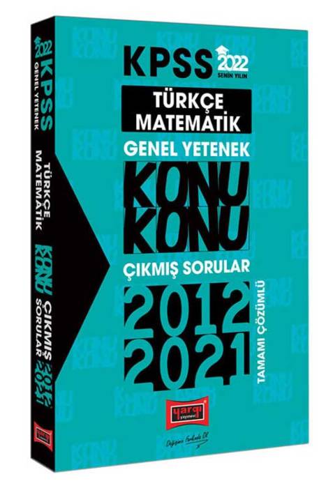 Yargı 2022 KPSS Genel Yetenek Konu Konu Çıkmış Sorular Yargı Yayınları