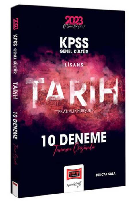 2023 KPSS Genel Kültür Tarih Tamamı Çözümlü 10 Deneme Yargı Yayınları