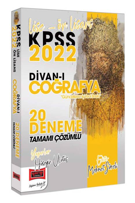 Yargı 2022 KPSS Lise Ön Lisans Divanı Coğrafya Tamamı Çözümlü 20 Deneme Yargı Yayınları