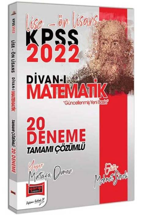 Yargı 2022 KPSS Lise Ön Lisans Divanı Matematik 20 Deneme Çözümlü