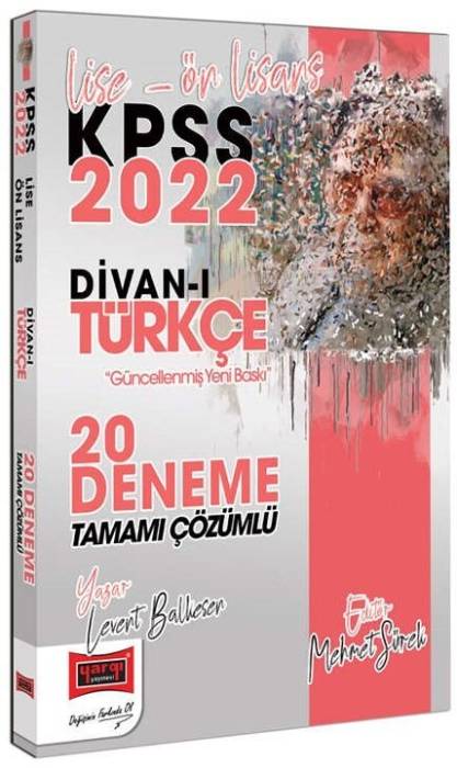 Yargı 2022 KPSS Lise Ön Lisans Divanı Türkçe 20 Deneme Çözümlü - Levent Balkesen Yargı Yayınları