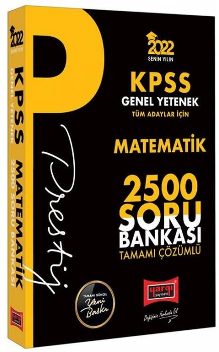 Yargı 2022 KPSS Matematik Prestij 2500 Soru Bankası Çözümlü Yargı Yayınları