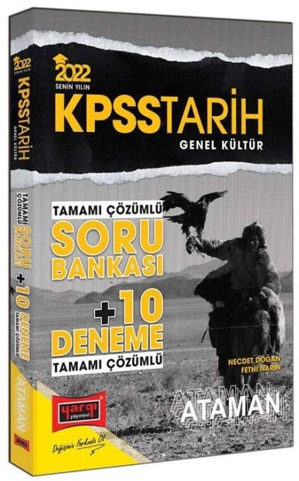 Yargı 2022 KPSS Tarih Ataman Soru Bankası + 10 Deneme Çözümlü - Fethi Narin Yargı Yayınları