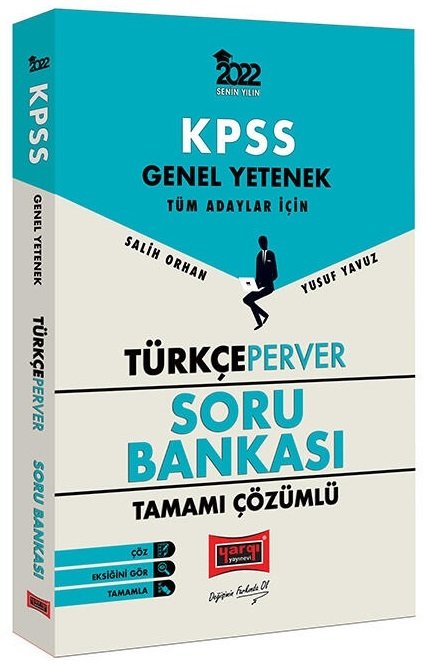 Yargı 2022 KPSS Tüm Adaylar Türkçeperver Türkçe Soru Bankası Çözümlü Yargı Yayınları