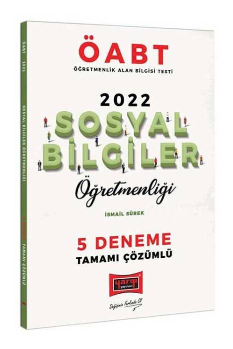 Yargı 2022 ÖABT Sosyal Bilgiler Öğretmenliği 5 Deneme Çözümlü Yargı Yayınları