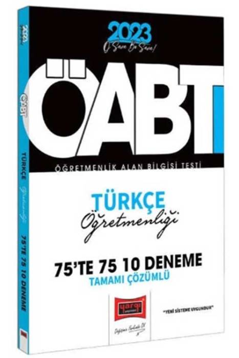 2023 ÖABT Türkçe Öğretmenliği 75 te 75 10 Deneme Çözümlü Yargı Yayınları