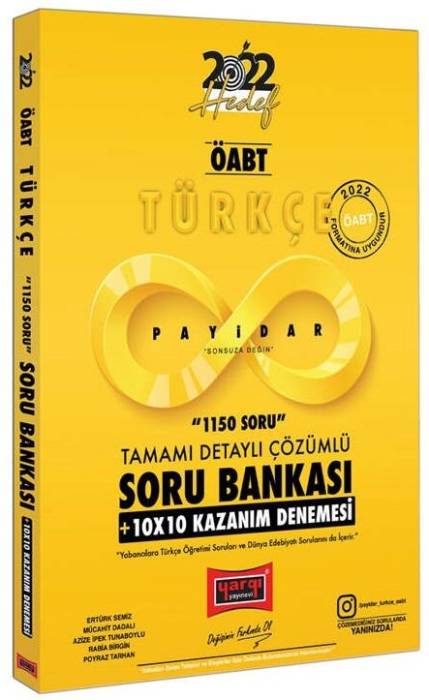 Yargı 2022 ÖABT Türkçe Öğretmenliği Payidar Soru Bankası Çözümlü Yargı Yayınları