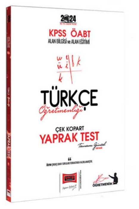 2024 KPSS ÖABT Türkçe Öğretmenliği Yaprak Test Yargı Yayınları