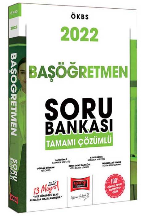 Yargı 2022 ÖKBS Başöğretmen Tamamı Çözümlü Soru Bankası Yargı Yayınları