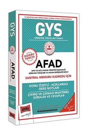 Yargı GYS AFAD Santral Memuru Kadrosu İçin Konu Özetli Çıkmış ve Çıkması Muhtemel Sorular Yargı Yayınları