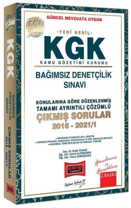Yargı KGK Çıkmış Sorular Çözümlü 2016-2020/1 2. Baskı Yargı Yayınları