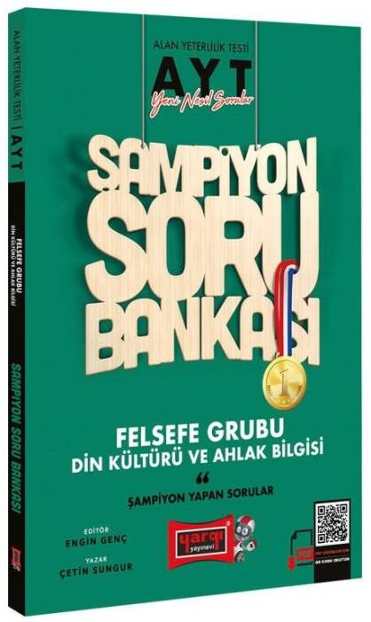 Yargı YKS AYT Felsefe Grubu Din Kültürü ve Ahlak Bilgisi Şampiyon Soru Bankası Yargı Yayınları