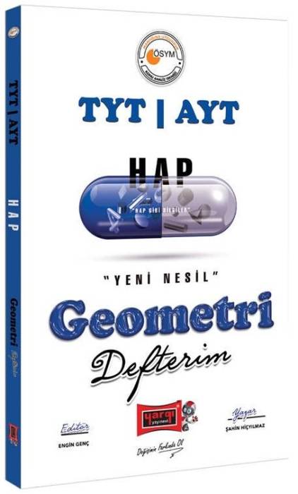 Yargı YKS TYT AYT Geometri Hap Defterim Yargı Yayınları