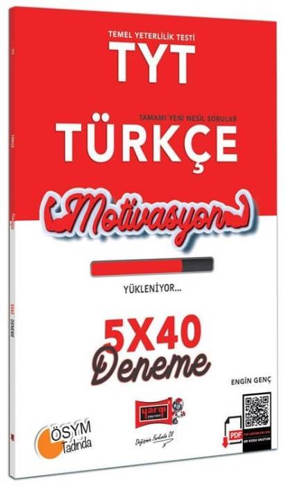 Yargı YKS TYT Türkçe Motivasyon 5x40 Deneme Yargı Yayınları