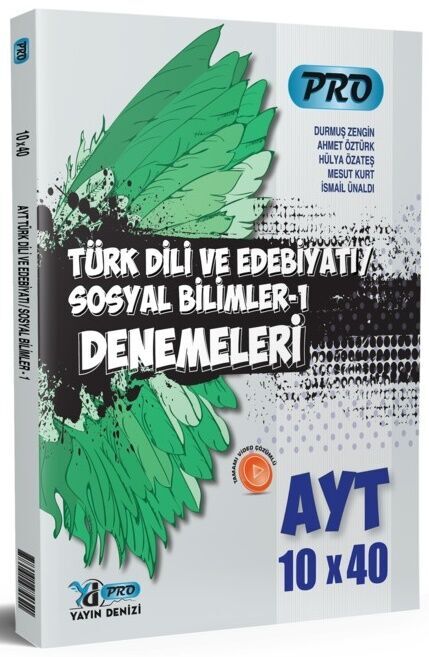 AYT Türk Dili ve Edebiyatı Sosyal Bilimler Pro 10 x 40 Denemeleri Yayın Denizi