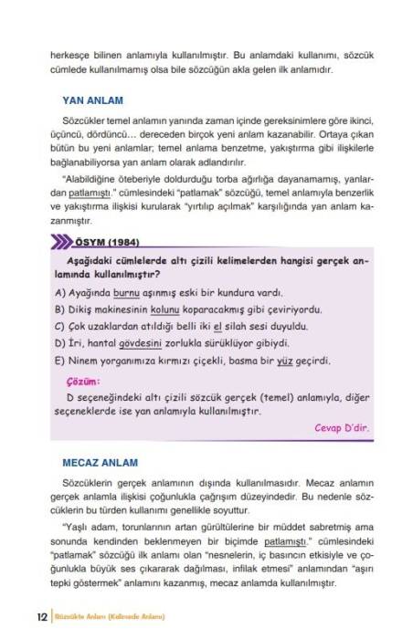 Yayın Denizi TYT Türkçe Pro Konu Anlatımı El Kitabı Yayın Denizi Yayınları