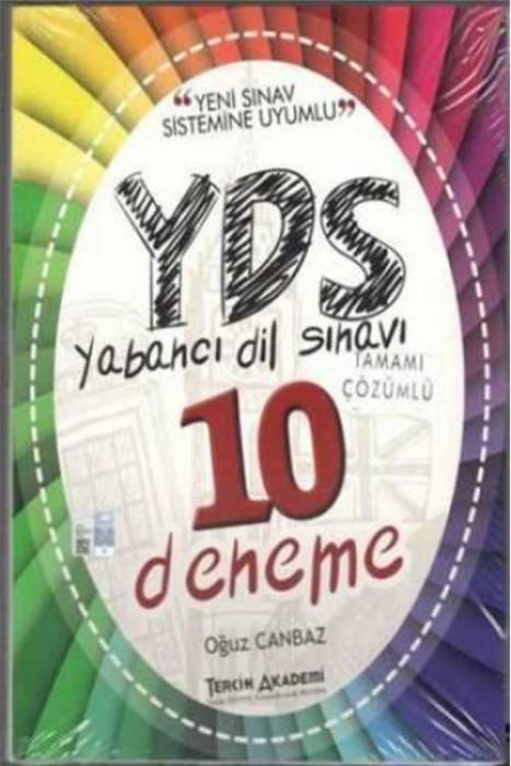 YDS Tamamı Çözümlü 10 Deneme Tercih Akademi Yayınları