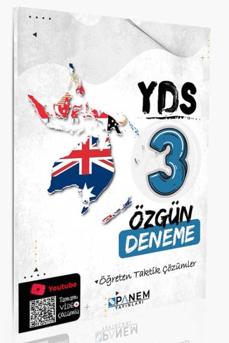 YDS Video Çözümlü Özgün 3 Deneme Panem Yayınları