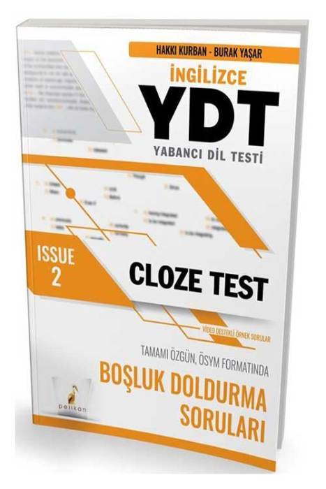 YDT İngilizce Cloze Test Issue 2 Pelikan Yayınevi