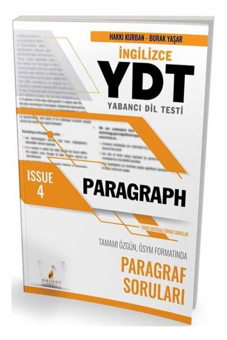 YDT İngilizce Paragraph Issue 4 Pelikan Yayınevi