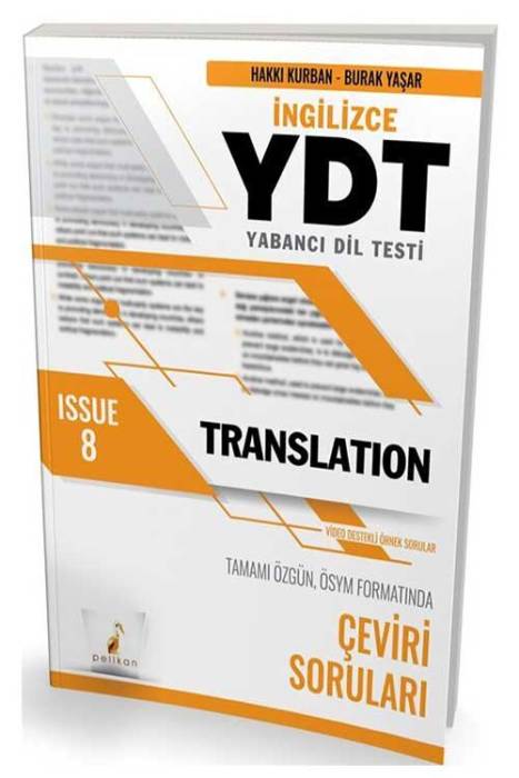 YDT İngilizce Translation Issue 8 Pelikan Yayınevi