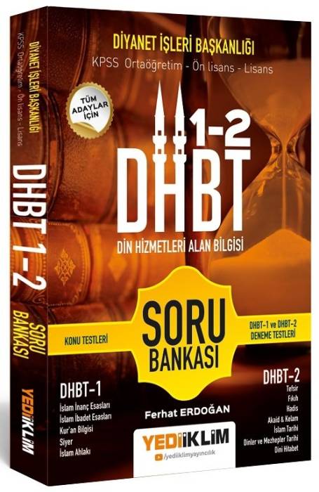 Yediiklim DHBT 1-2 Soru Bankası - Ferhat Erdoğan Yediiklim Yayınları