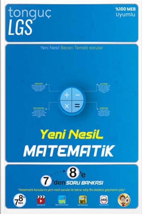 Yeni Nesil Matematik 7'den 8'e Soru Bankası Tonguç Akademi Yayınları