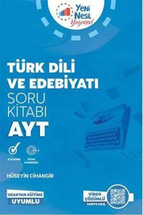 Yeni Nesil YKS AYT Türk Dili ve Edebiyatı Soru Kitabı Yeni Nesil Yayınları