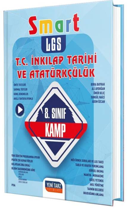 Yeni Tarz 8. Sınıf LGS T. C. İnkılap Tarihi ve Atatürkçülük Smart Kamp Yeni Tarz Yayınları