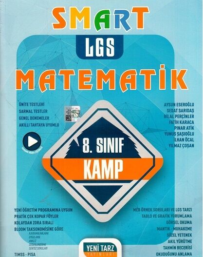 Yeni Tarz 8. Sınıf LGS Matematik Smart Kamp Yeni Tarz Yayınları