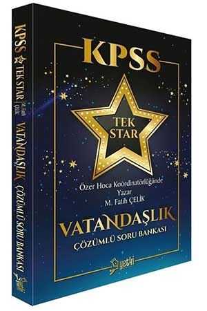 Yetki KPSS Vatandaşlık Tek Star Soru Bankası Çözümlü Yetki Yayınları