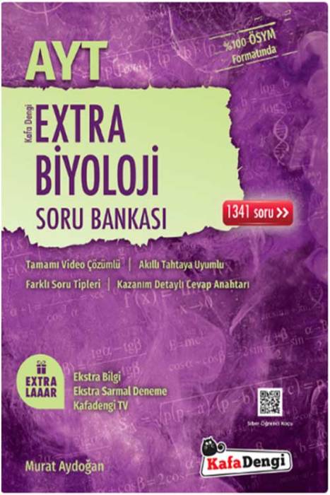 YKS AYT Biyoloji Extra Soru Bankası Kafadengi Yayınları