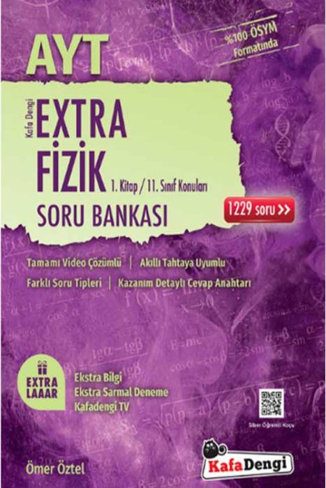 YKS AYT Fizik Extra 1. Kitap Soru Bankası Kafadengi Yayınları
