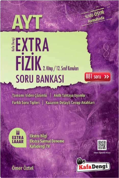 YKS AYT Fizik Extra 2. Kitap Soru Bankası Kafadengi Yayınları