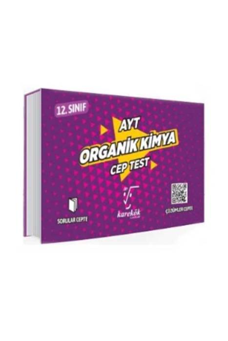 YKS AYT Oraganik Kimya Cep Test Karekök Yayınları