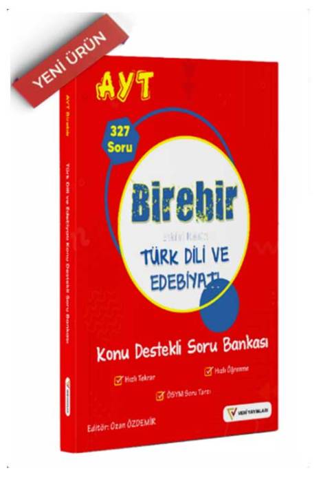 YKS AYT Türk Dili ve Edebiyatı Birebir Konu Destekli Soru Bankası Veri Yayınları
