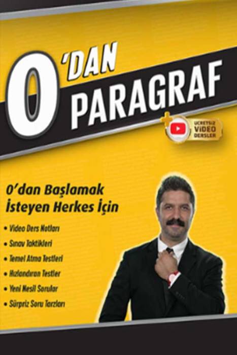 YKS TYT 0 dan Paragraf Soru Bankası Rüştü Hoca Yayınları