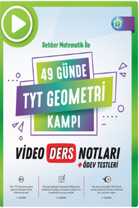 YKS TYT 49 Günde Geometri Kampı Video Ders Notları Rehber Matematik Yayınları