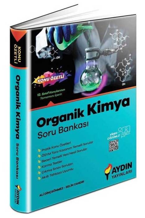 YKS TYT AYT 12. Sınıf Organik Kimya Konu Özetli Soru Bankası Aydın Yayınları