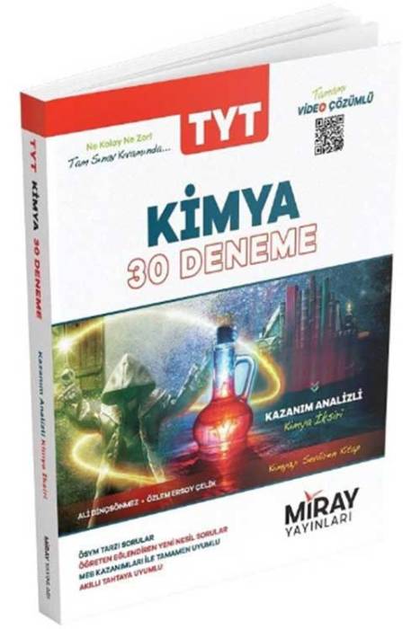 YKS TYT Kimya 30 Deneme Video Çözümlü Miray Yayınları