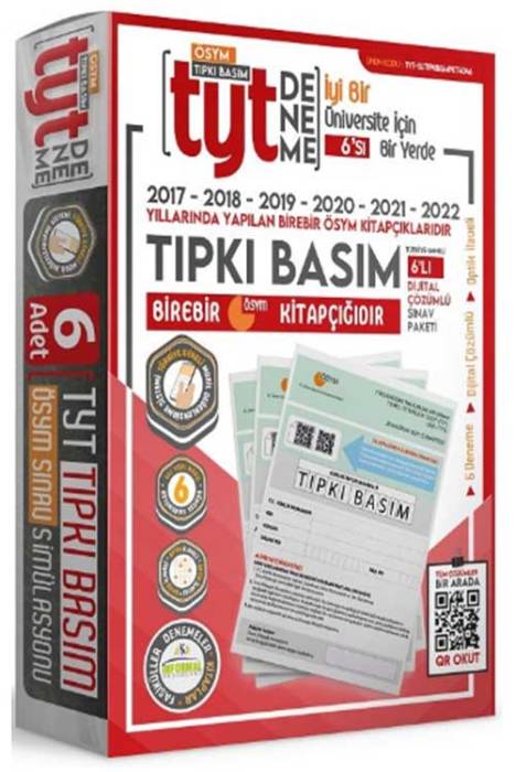YKS TYT Türkiye Geneli Son 6 Yıl Tıpkı Basım İnformal Yayınları