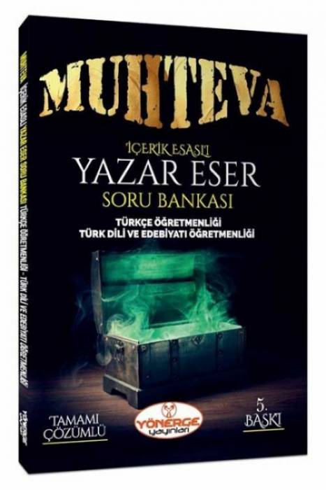 2023 ÖABT Türkçe-Edebiyat Muhteva Yazar Eser Soru Bankası Çözümlü Yönerge Yayınları