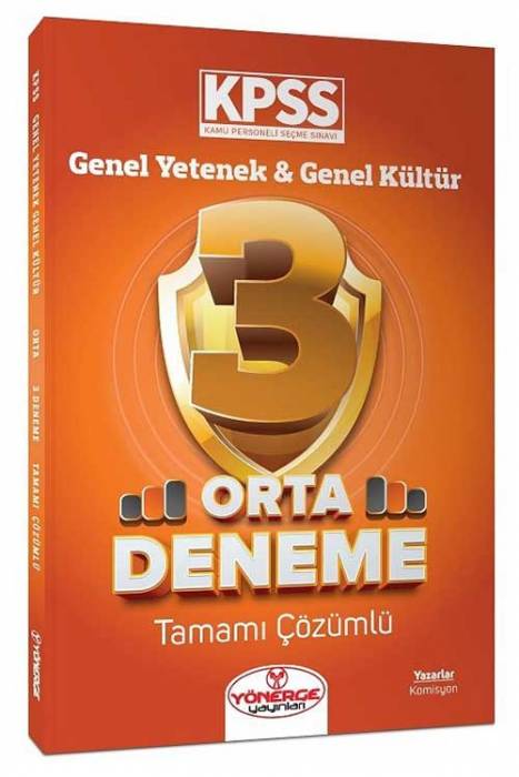 2024 KPSS Genel Yetenek Genel Kültür Orta 3 Deneme Çözümlü Yönerge Yayınları