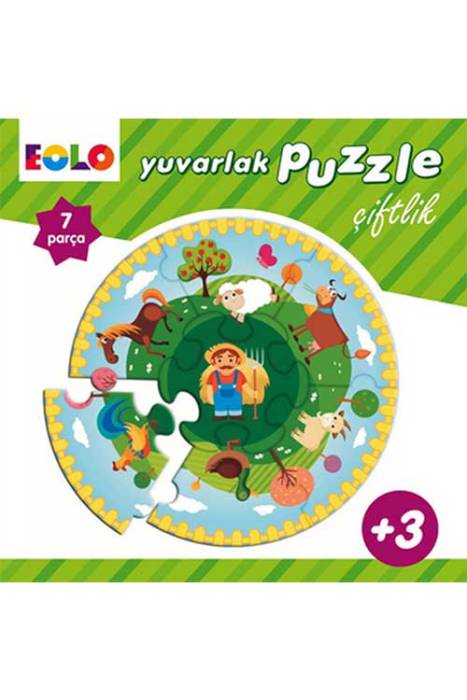 Yuvarlak Puzzle - Çiftlik Eolo Yayınları